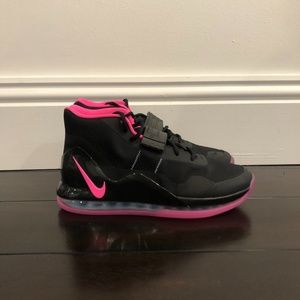 NEW Nike Men's Air Force Max Black/Pink Basketball
